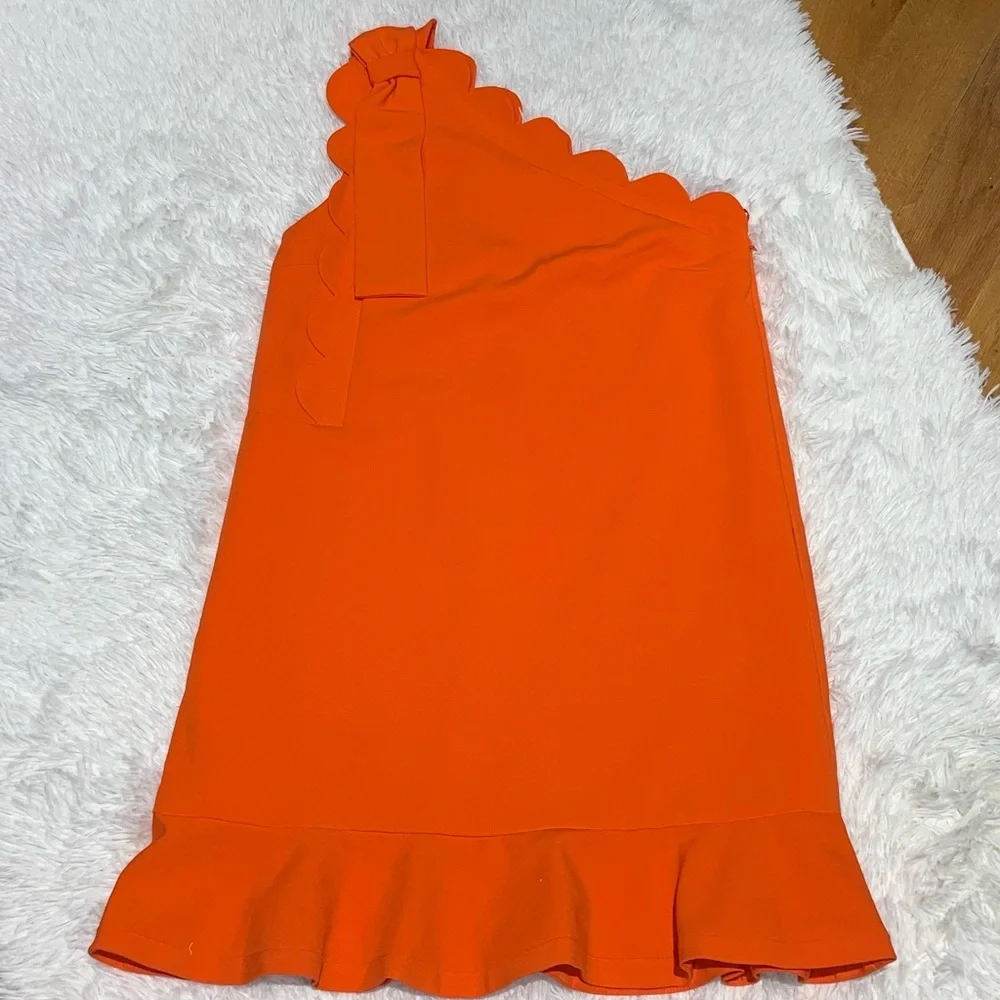 Victoria Beckham for Target  One Shoulder Dress Women orange M - Picture 6 of 13